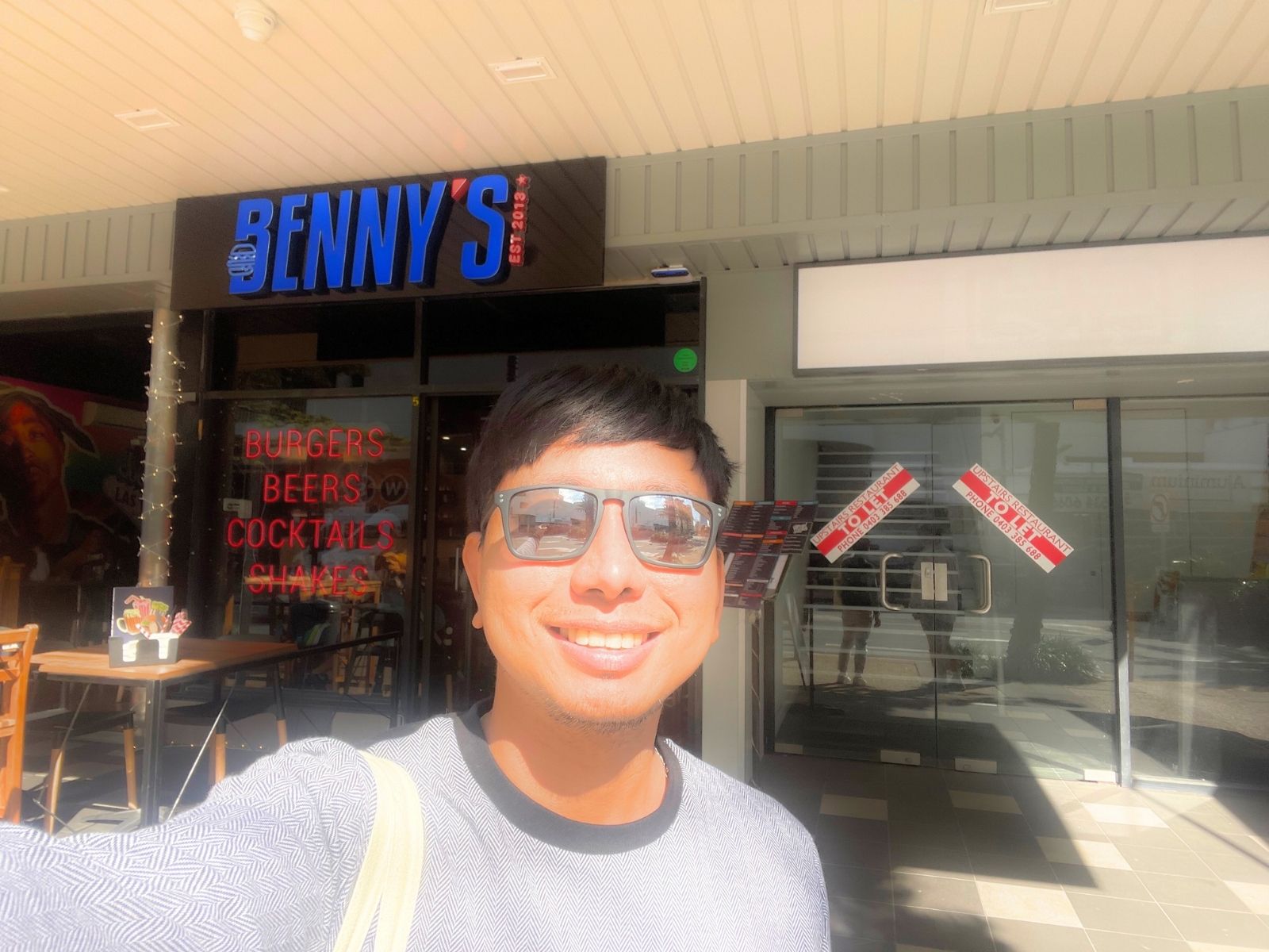 Time for lunch here at Benny’s